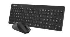 A4 TECH FG2400 AIR2 BLACK 2.4Ghz Q MM 2000DPI KLAVYE MOUSE SET