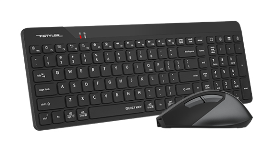 A4 TECH FG2400 AIR2 BLACK 2.4Ghz Q MM 2000DPI KLAVYE MOUSE SET