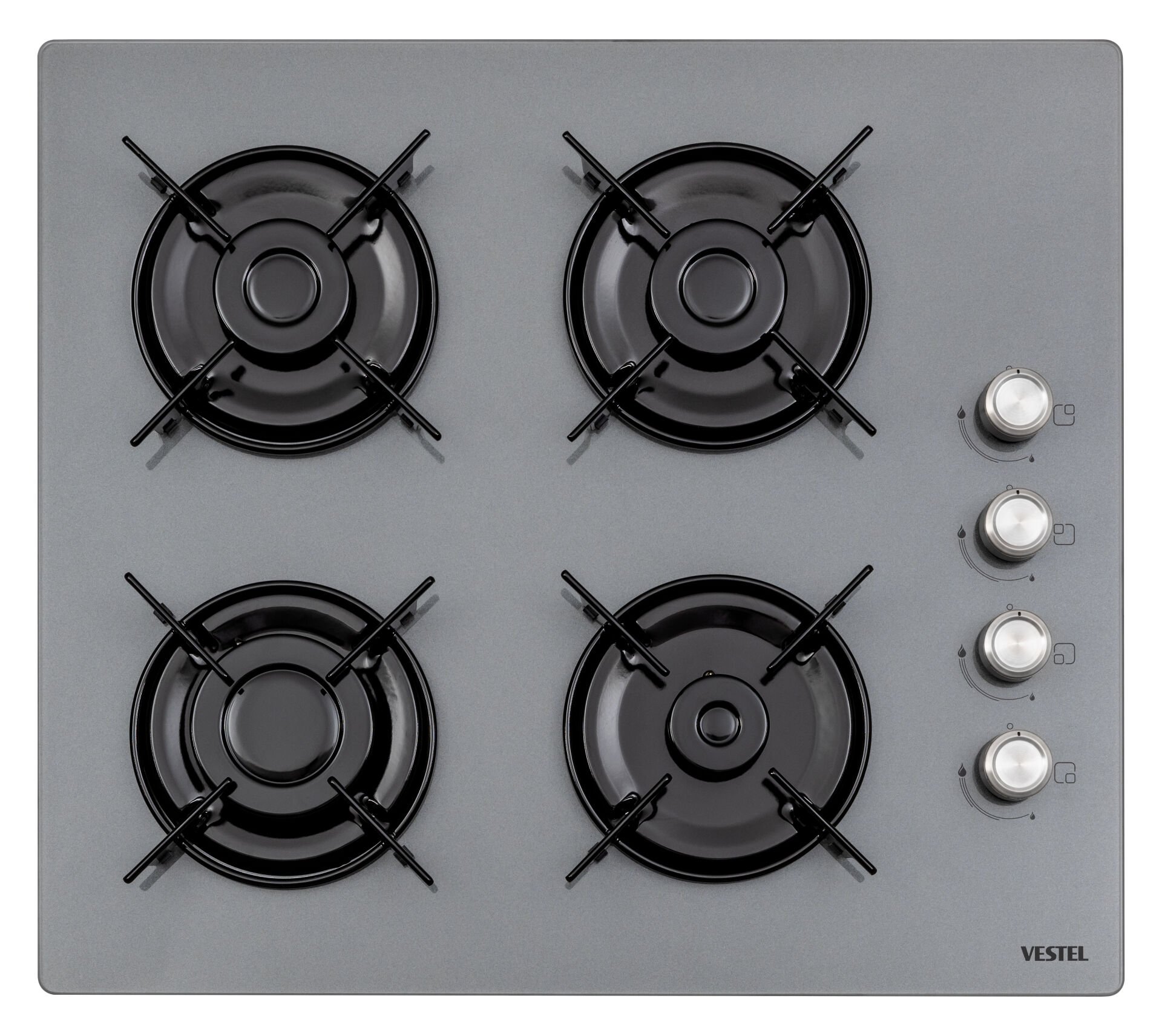 VESTEL BH-6104G ANKASTRE CAM OCAK GRİ