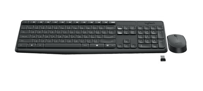 LOGITECH MK235 SİYAH WRL KLAVYE+MOUSE SET