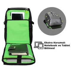 Npo Adventure Sport 16'' Laptop Sırt Çantası, Yeşil