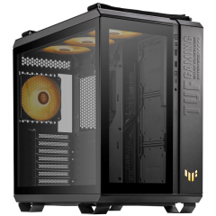 Asus TUF Gaming GT502 Plus Temperli Cam USB Type-C ATX Mid-Tower Gaming Kasa, Siyah