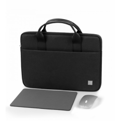 Wiwu Genius Serisi Mouse ve Mouse Pad Hediyeli 15.6 Notebook Çantası, Siyah