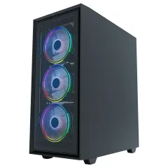 Gamepower Manta 4*120mm A-RGB Fan 700W 80+ Gold Full Modüler PSU mATX Oyuncu Kasası