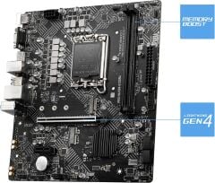 MSI Pro H610M-G DDR4 1700 3200(OC) PCI-E Gen 4 M.2 1G Lan mATX Anakart