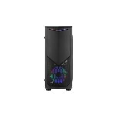 Aerocool AE TMHWK A400 400W Akrilik Panel Led Fanlı Midi Tower Siyah ATX Kasa