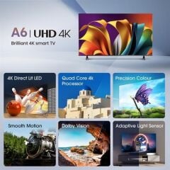 HISENSE 75A6N 75'' UYDU ALICILI 4K ULTRA HD SMART TV