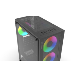 INCA EGM-15XN 4X120mm ARGB Fan Control Remote USB 3.0 Mid-Tower ATX Tempered Glass Gaming KASA (PSU YOK)