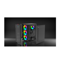 INCA EGM-15XN 4X120mm ARGB Fan Control Remote USB 3.0 Mid-Tower ATX Tempered Glass Gaming KASA (PSU YOK)