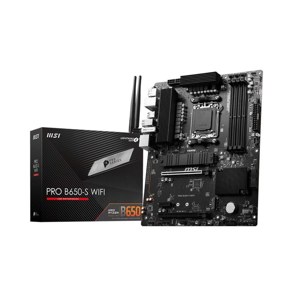 Msi PRO B650-S WIFI AMD B650 Soket AM5 DDR5 7200MHZ(OC) ATX Oyuncu Anakart