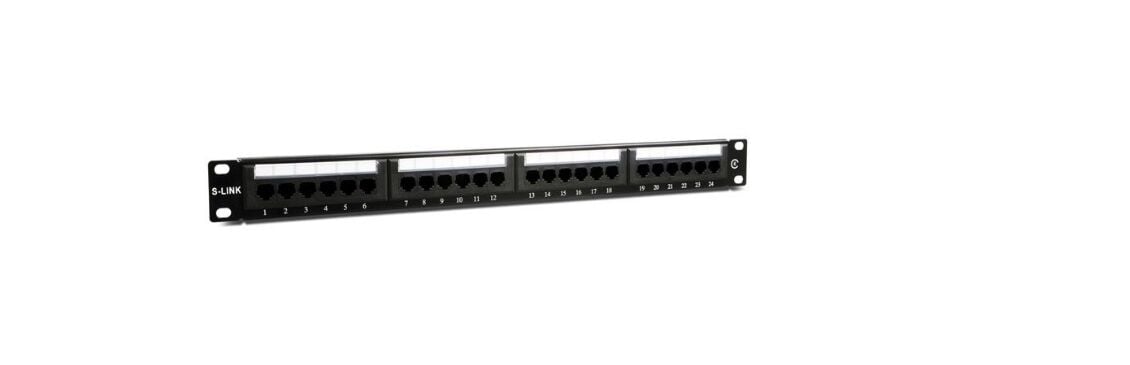 S-Link SL-F624 24 Lü UTP CAT6 Patch Panel