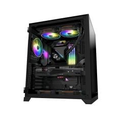 Gamepower Warcry Compact 3 Led Fanlı 650W ATX Siyah Oyuncu Kasası