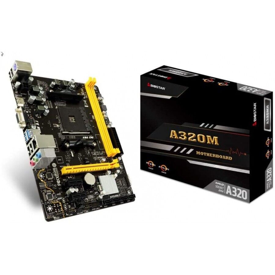 Biostar A320MH Amd AM4 DDR4 Micro ATX Anakart