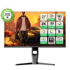GamePower Royal T20 27'' RGB 180Hz 0.5Ms 2K QHD Flat IPS Pivot, Gsync Oyuncu Monitör
