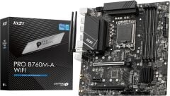 Msi Pro B760M-A Wi-Fi Intel LGA1700 DDR5 Micro Atx Anakart