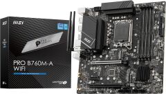 Msi Pro B760M-A Wi-Fi Intel LGA1700 DDR5 Micro Atx Anakart
