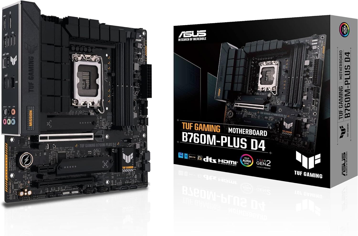 Asus Tuf Gaming B760M-PLUS D4 Intel LGA1700 DDR4 Micro ATX Anakart
