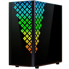 Gamepower Dawn TG ARGB Fan E-ATX Siyah Oyuncu Kasası