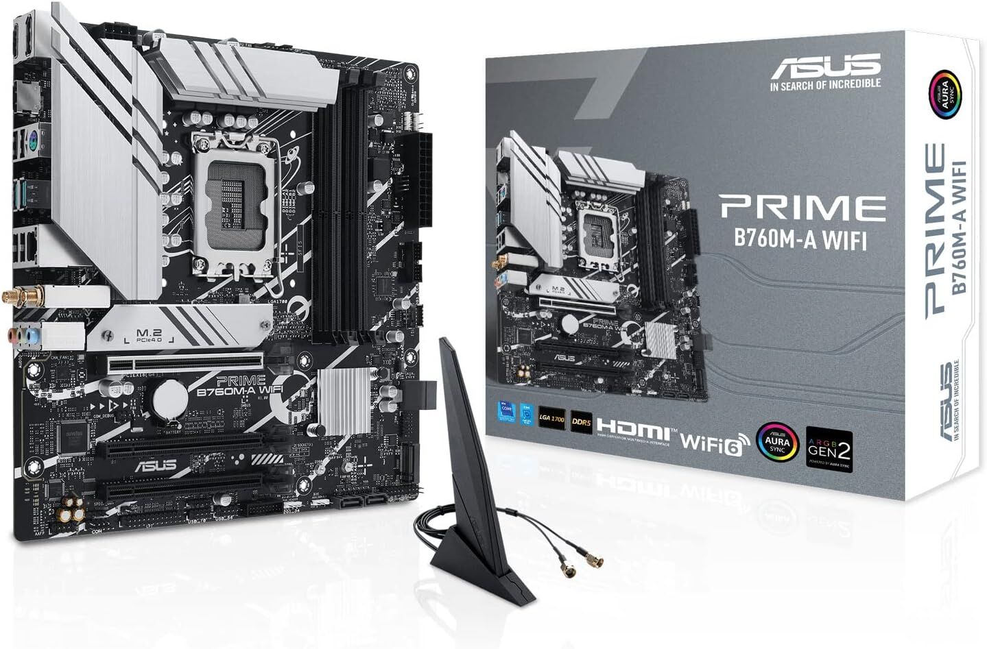 Asus Prime B760M-A Wi-Fi Intel LGA1700 DDR5 Micro ATX Anakart