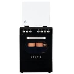 VESTEL SF 8400 SİYAH RETRO SOLO FIRIN