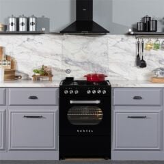 VESTEL SF 8400 SİYAH RETRO SOLO FIRIN