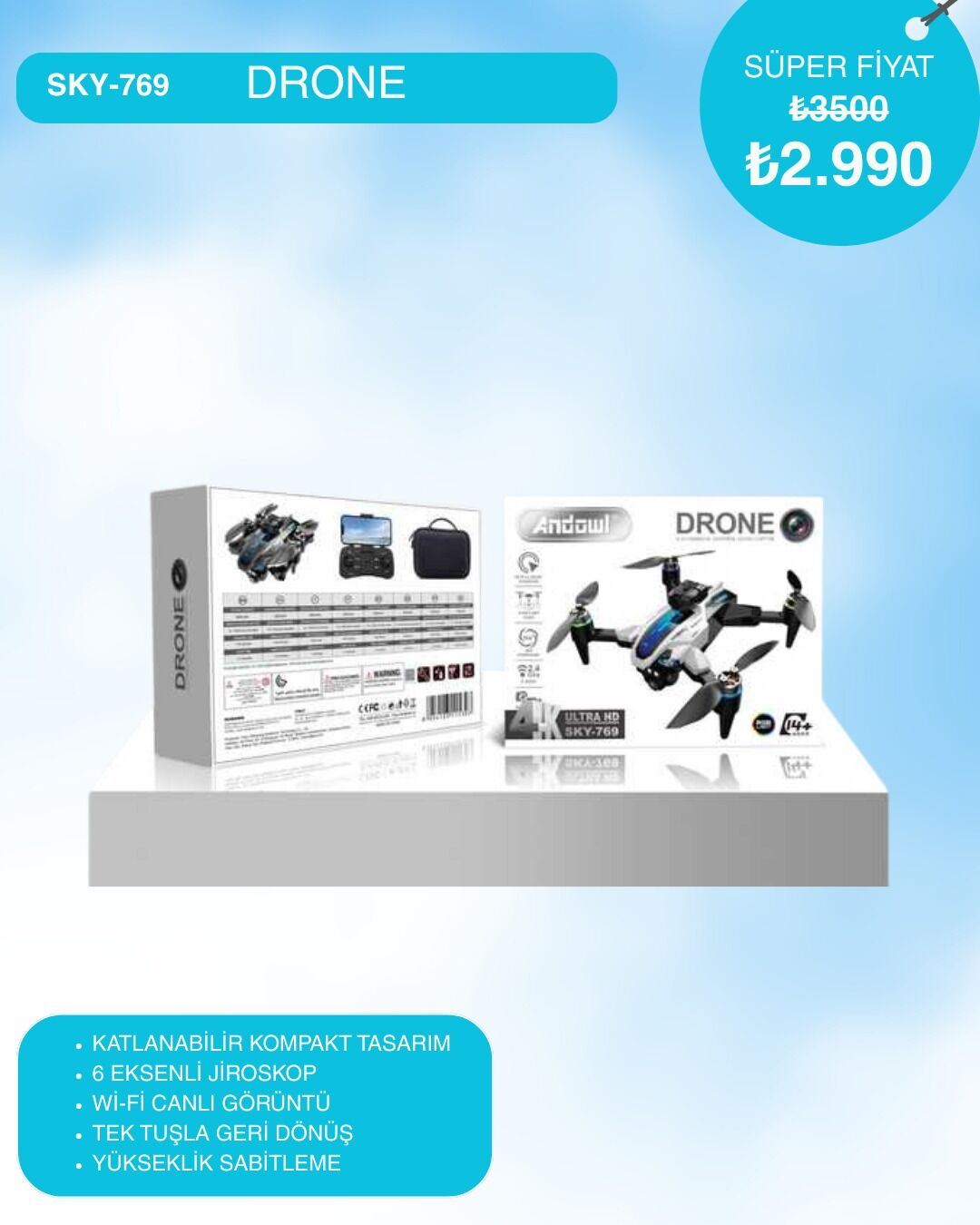 Andowl SKY-769 Drone