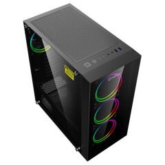 Gamemax Draco XD 650W 80+ Bronze Siyah Oyuncu Kasası