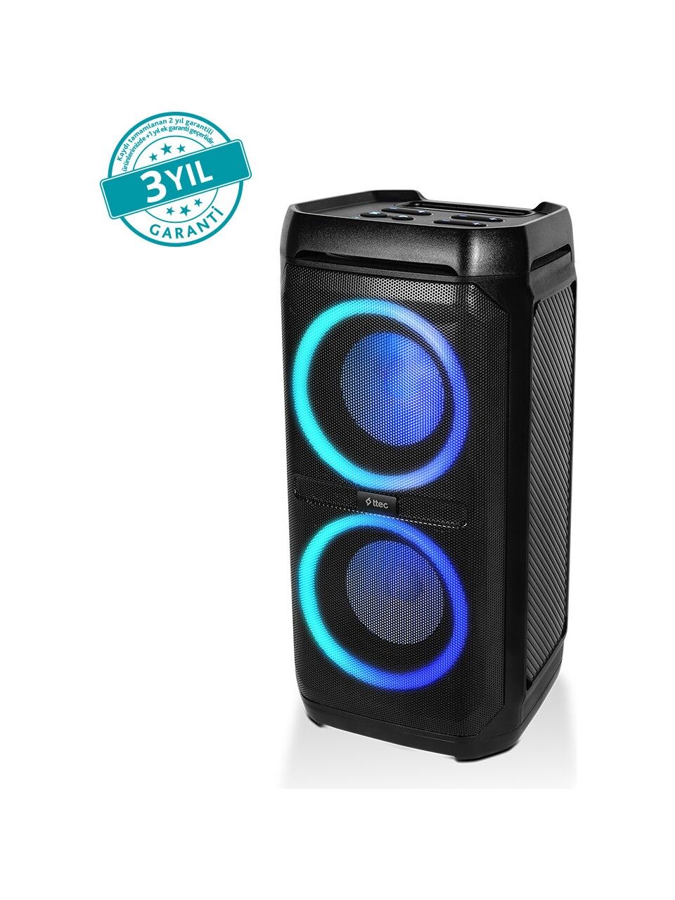 Ttec Carnival 100W Taşınabilir Kablosuz Bluetooth Parti Hoparlörü