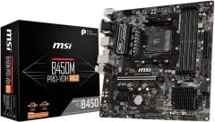Msi B450M PRO-VDH Max AMD AM4 DDR4 Micro ATX Anakart