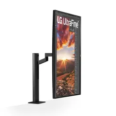 LG UltraFine 32UN880P-B 31.5 5 ms 4K Pivot IPS 60 Hz Monitör, Siyah
