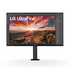 LG UltraFine 32UN880P-B 31.5 5 ms 4K Pivot IPS 60 Hz Monitör, Siyah