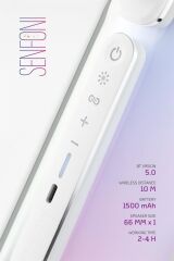 Powerway Senfoni Taşınabilir Bluetooth Hoparlör Yüksek Ses Gücü Sese Duyarlı Led Işık