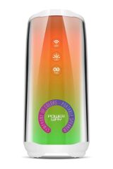 Powerway Senfoni Taşınabilir Bluetooth Hoparlör Yüksek Ses Gücü Sese Duyarlı Led Işık