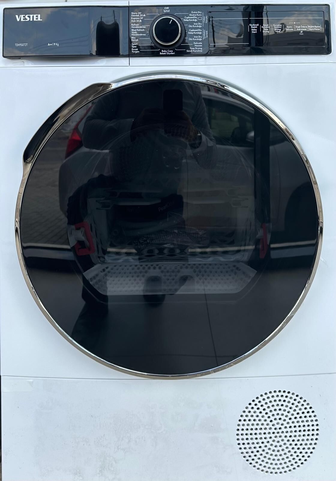 VESTEL TDH9SGT2T 9 KG ÇAMAŞIR KURUTMA MAKİNASI A++