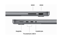 Apple MacBook Pro 14'' M3 chip with 8-core CPU and 10-core GPU / 8GB / 1TB SSD Silver (English Keyboard)