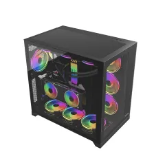 GamePower WarCry Evo ARGB Temper Cam TYPE-C 120mm PWM Fan ATX Gaming Kasa