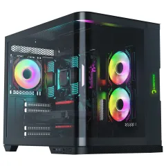 GamePower Warcry Vertex Serisi ARGB Kavisli Temper Cam Type-c Atx Gaming Kasa