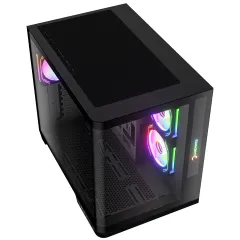 GamePower Warcry Vertex Serisi ARGB Kavisli Temper Cam Type-c Atx Gaming Kasa