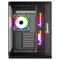 GamePower Warcry Vertex Serisi ARGB Kavisli Temper Cam Type-c Atx Gaming Kasa