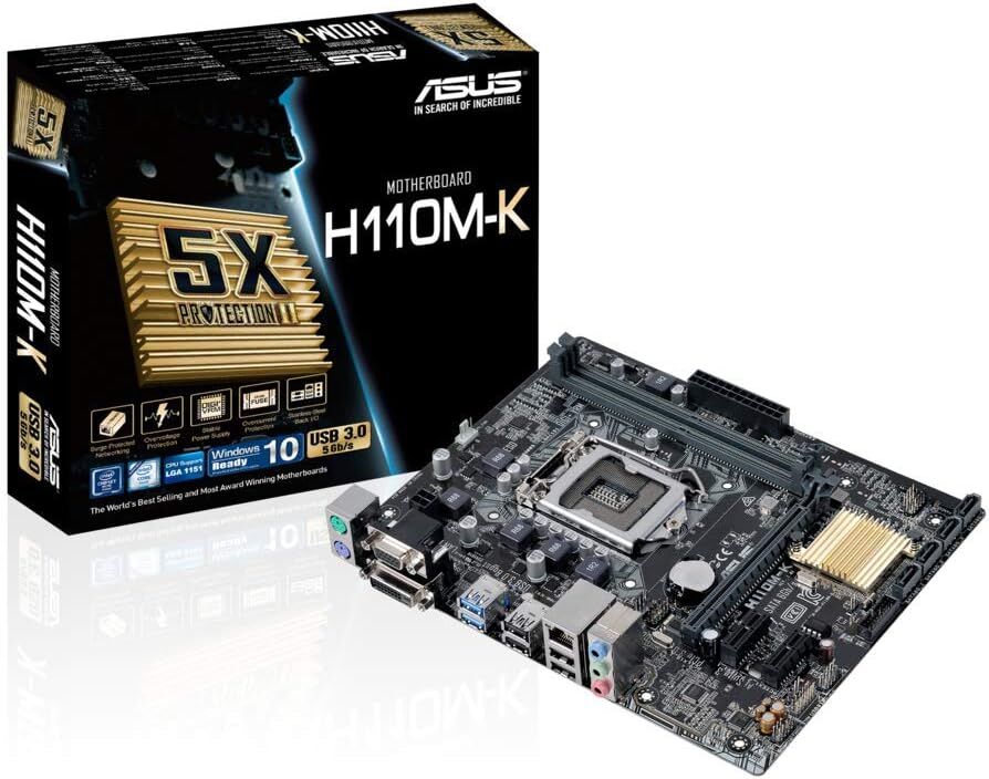Asus H110M-K Intel H110 Soket 1151 DDR4 Micro ATX Anakart