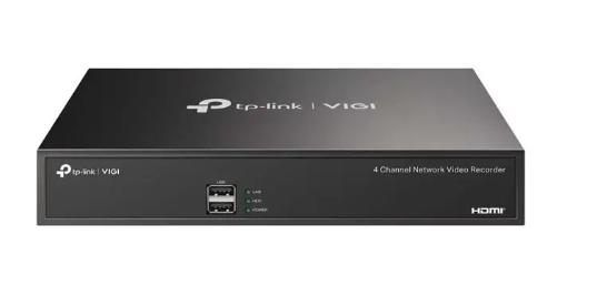 TP-LINK VIGI NVR1004H 4 KANAL 1 SATA H265+ ONVIF NVR KAYIT CİHAZI