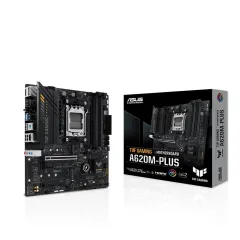 Asus TUF Gaming A620M-PLUS AMD A620 Soket AM5 DDR5 6400(OC)MHz mATX Anakart