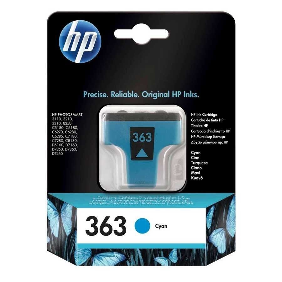 HP C8771E 363 Orijinal Mürekkep Kartuşu, Mavi