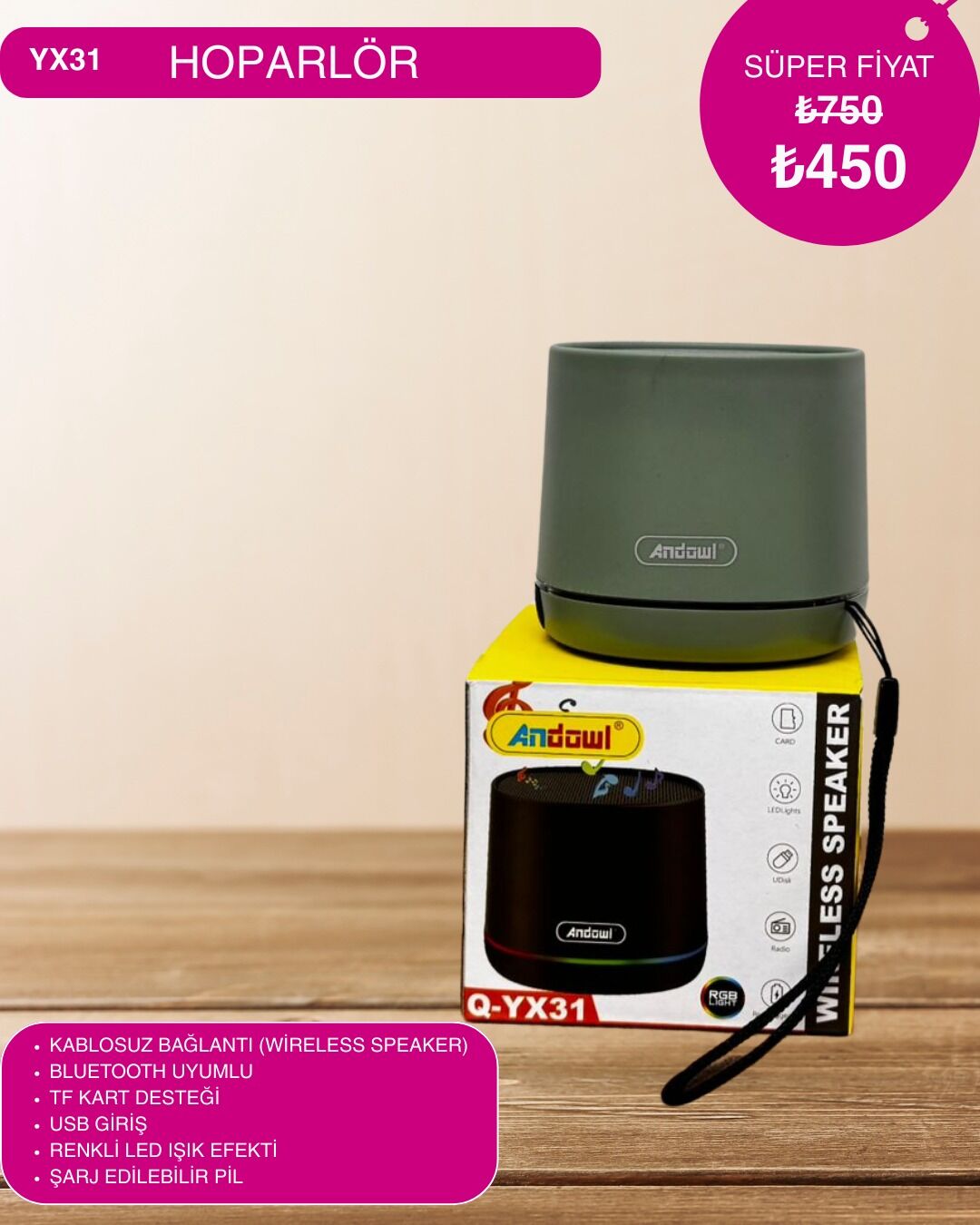 Hoparlör YX31