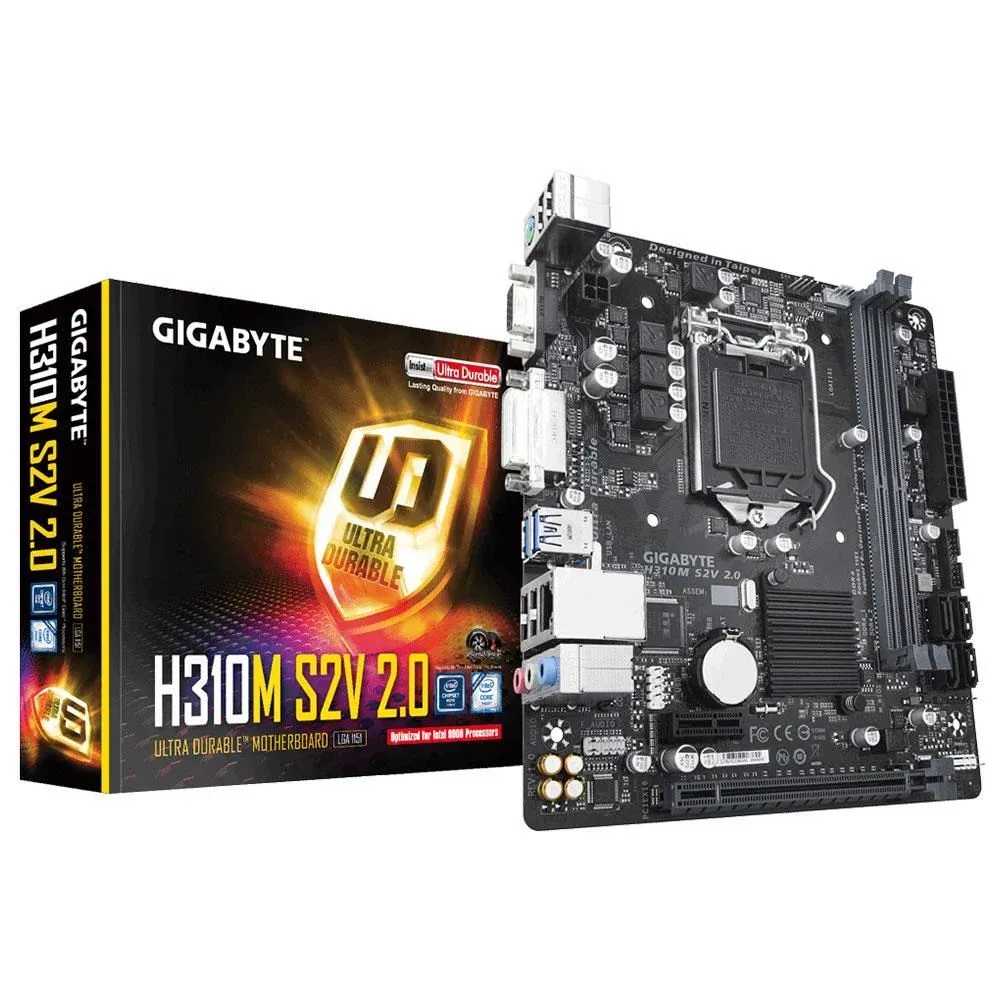 Gigabyte H310M-S2V 2.0 Intel LGA1151 DDR4 Micro ATX Anakart