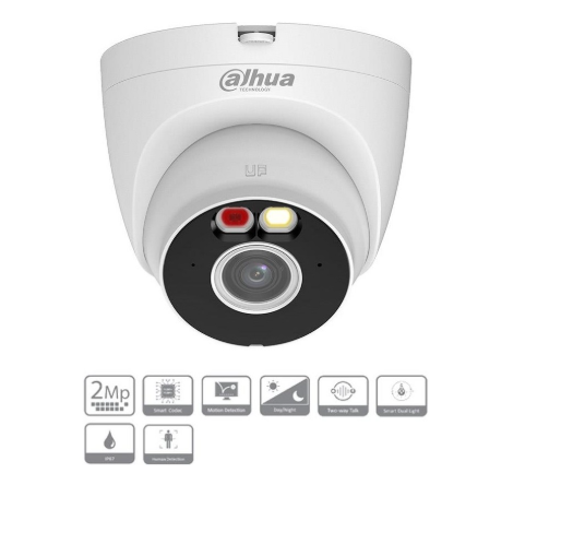 DAHUA T2A-PV-0280B 2MP 2.8MM 30M IR SESLI TURRET WIFI IP KAMERA