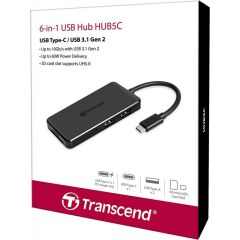 Transcend 6sı 1 Arada Type-C Hub