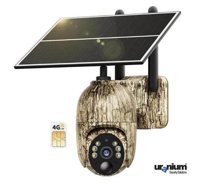 URANIUM ANP-PT3015K4G 3MP 3.6MM LENS 4G/LTE 15 METRE IR LED/RENKLİ SOLAR PANEL KAMUFLAJ RENK KAMERA(UBOX)