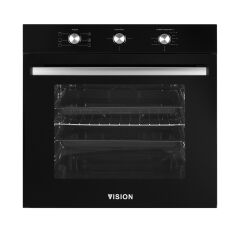 VSN-VTF615 SİYAH CAM TURBO FIRIN