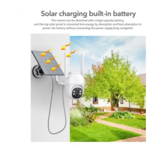 URANIUM ANP-PT3215B4G-SOLAR PANEL 3MP 3.6MM LENS 4G/LTE 15 METRE IR LED/RENKLİ SOLAR PANEL BEYAZ RENK KAMERA(UBOX)